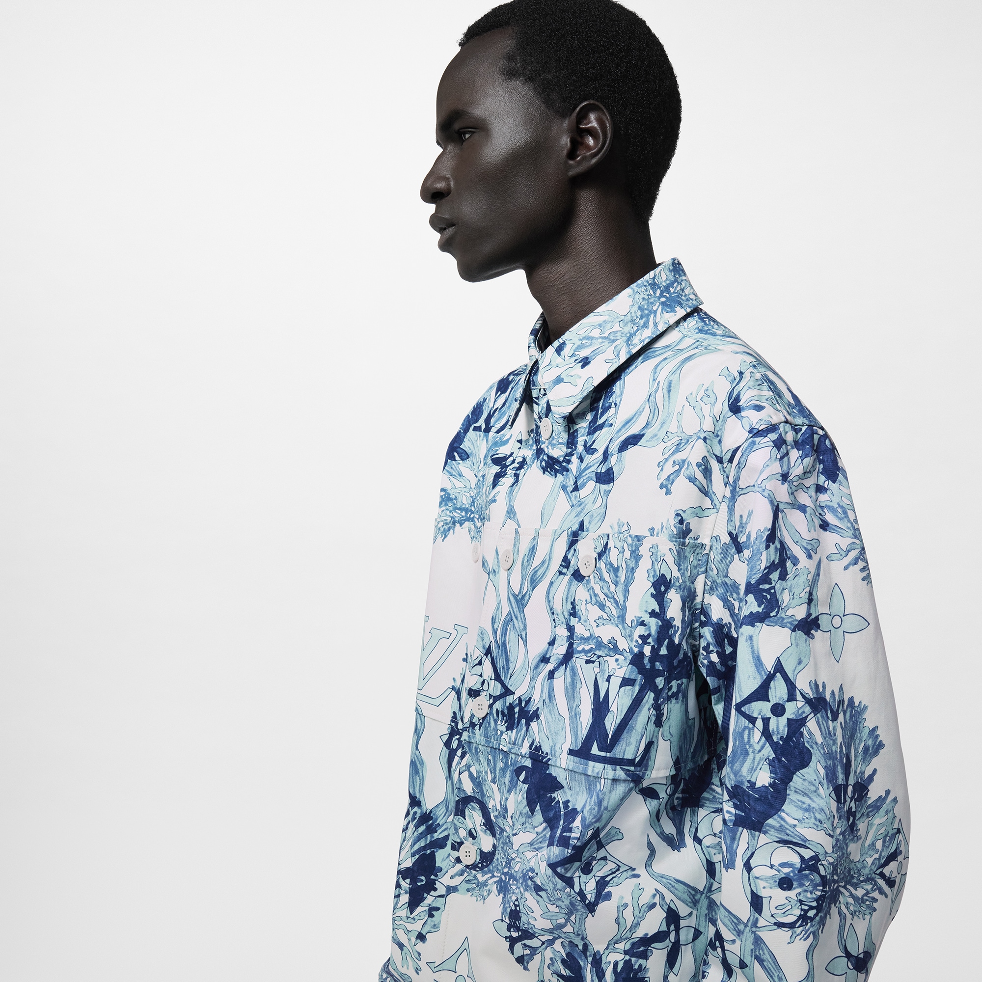 Printed Cotton Overshirt - Men - Ready-to-Wear | LOUIS VUITTON ®